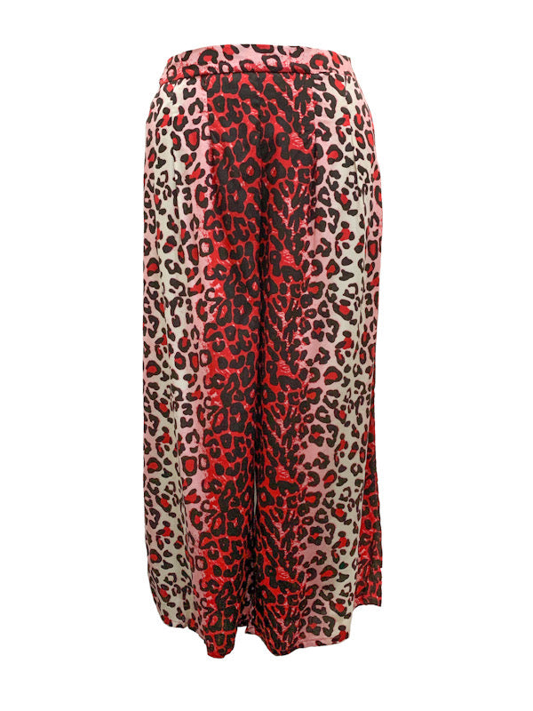 ❤3/4 leopard print wide leg - various colours