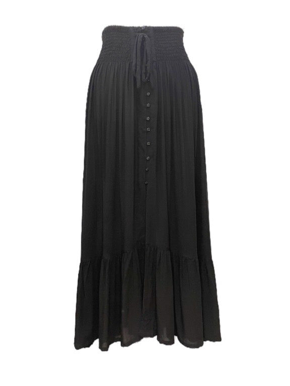 ❤Lorena long skirt with buttons - various