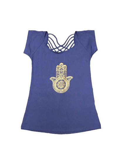 Tee shirt - Criss Cross back