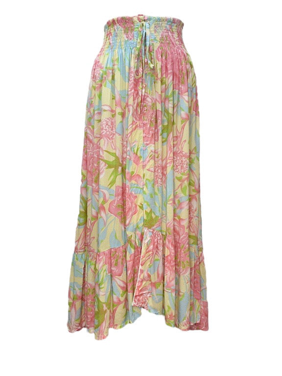 ❤Lorena long skirt with buttons - various