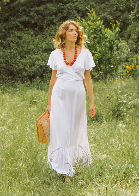Wrap Dress Farah Long Short sleeve - various