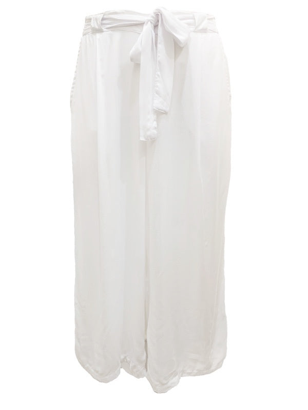❤ Summer pants - 3/4 wide leg with tie belt